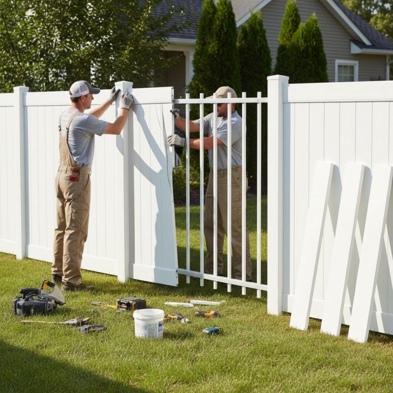 Privacy Fence Installation detail